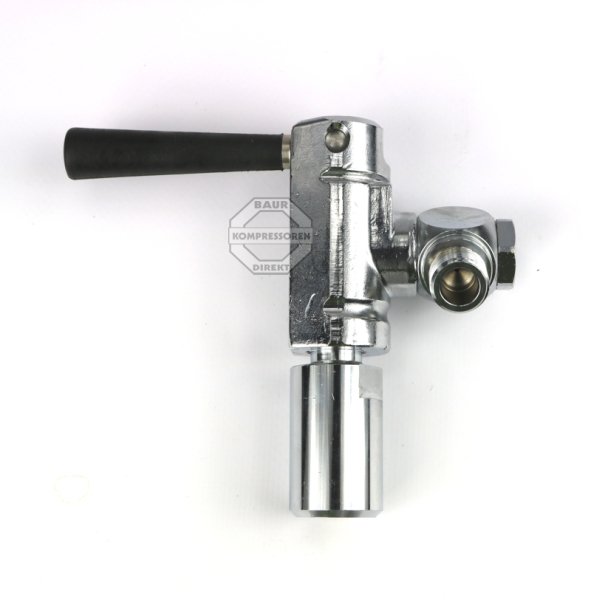 Preview: BAUER 86102-F03 Kipphebelfüllventil für Füllschl. PN200/300 mit beweglichem Winkelstück, G1/4 innen